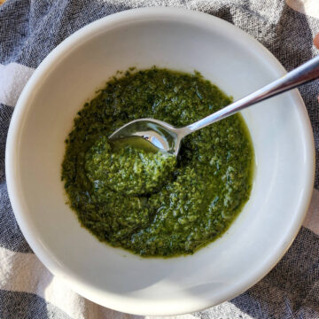 Fresh Homemade Pesto Sauce