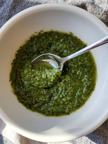 Fresh Homemade Pesto Sauce