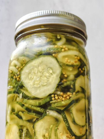 Homemade Bread and Butter Pickles