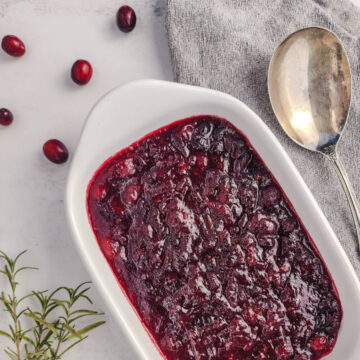 Simple Orange Cranberry Sauce