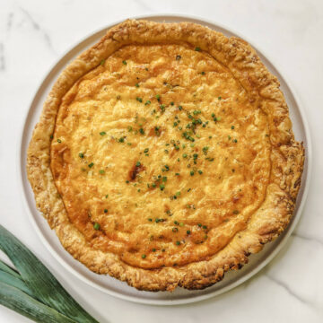 Bacon and Leek Quiche