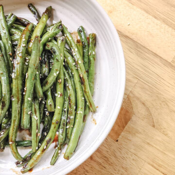 Miso Glazed Green Beans