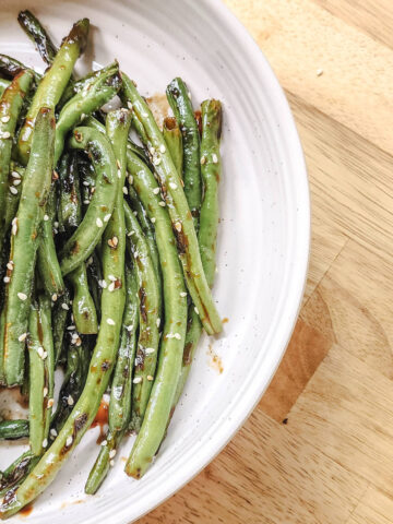 Miso Glazed Green Beans