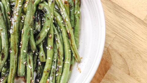 Miso Glazed Green Beans