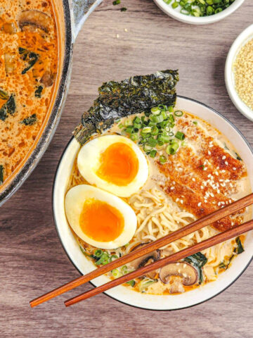 Savory Katsu Chicken Ramen