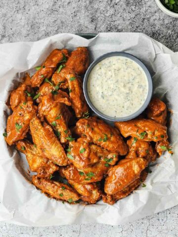 Butter Chicken Hot Wings With Yogurt Raita