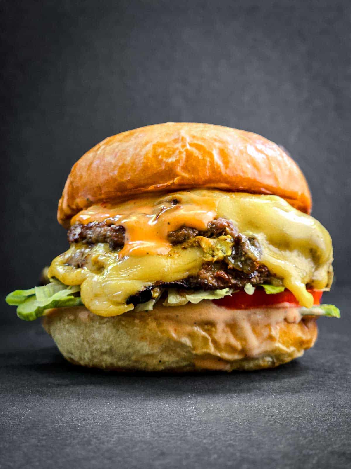 Double-double Animal Style Smash Burger