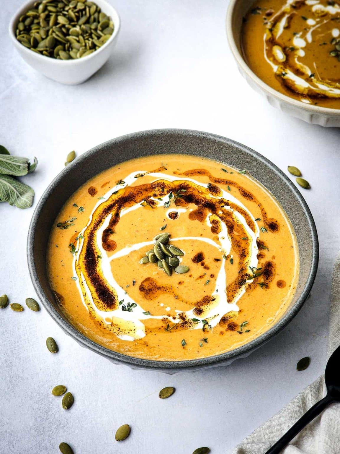 Roasted Butternut Squash Soup With Sage Brown Butter The Kitchen roasted-butternut-squash-soup-with-sage-brown-butter-the-kitchen